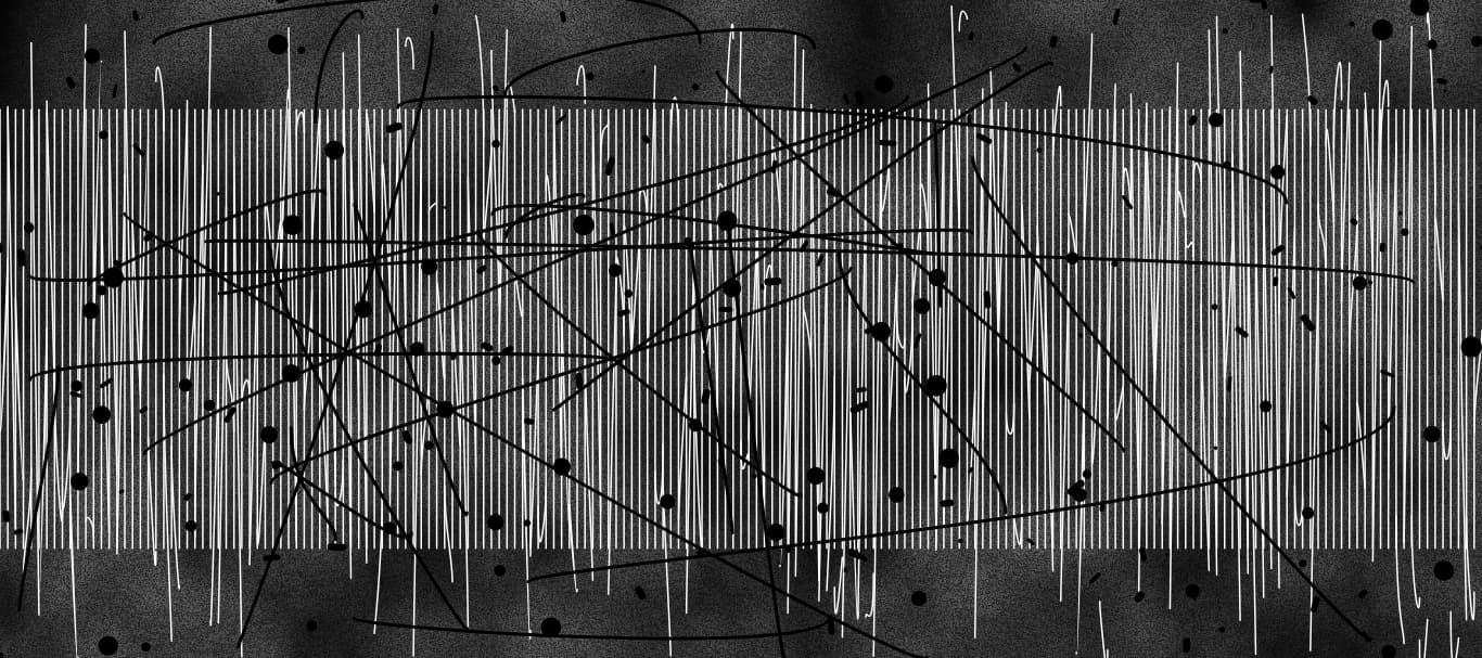 abstract image black whit white lines